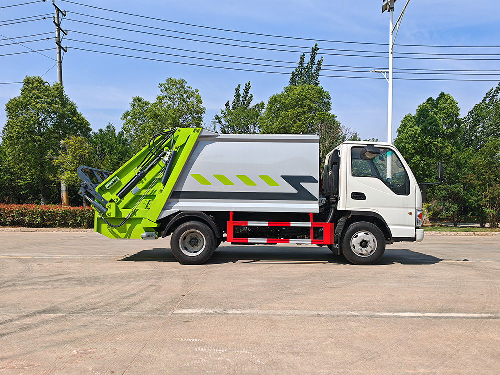 6.5方蓝牌江淮康铃H1压缩垃圾车（全柴150马力）